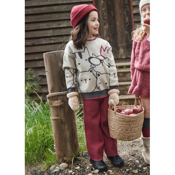 Σετ παντελονι μακρυ πλεκτο