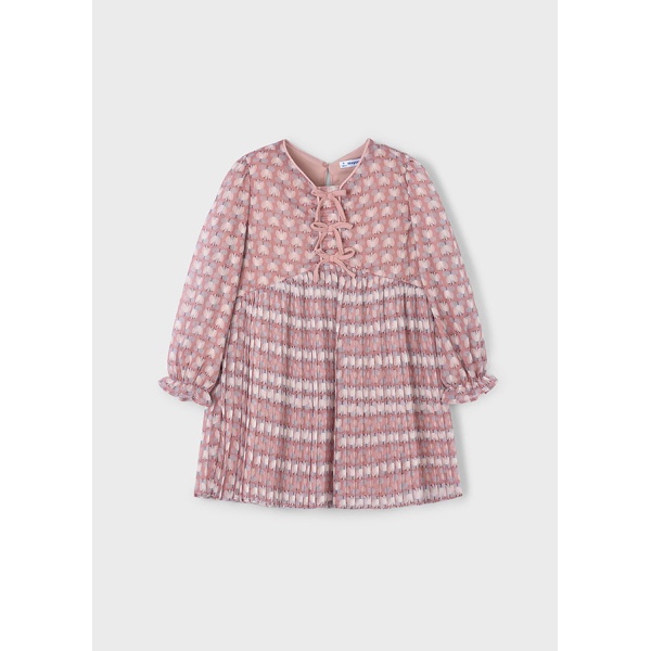 Φορεμα πλισε σταμπωτο