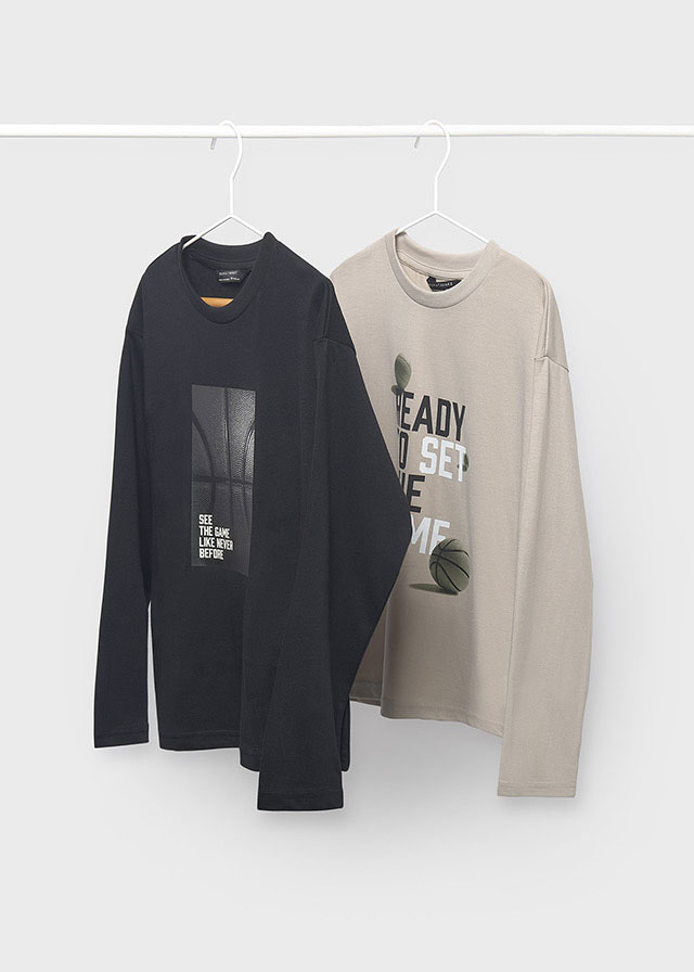 Σετ 2 μπλουζακια μακρυμανικα