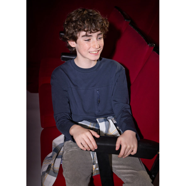 Μπλουζα μακρυμανικη τσεπη