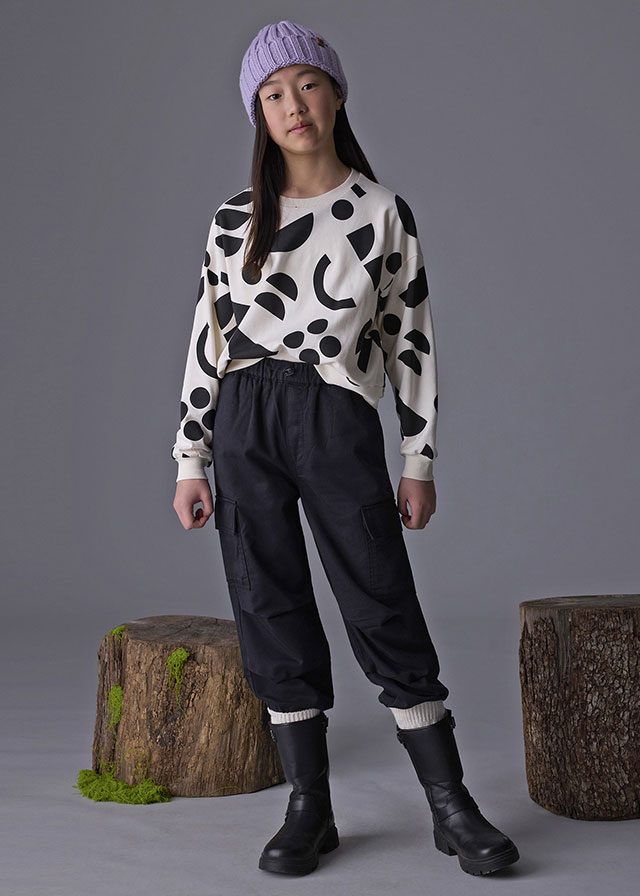 Παντελονι μακρυ jogger cargo