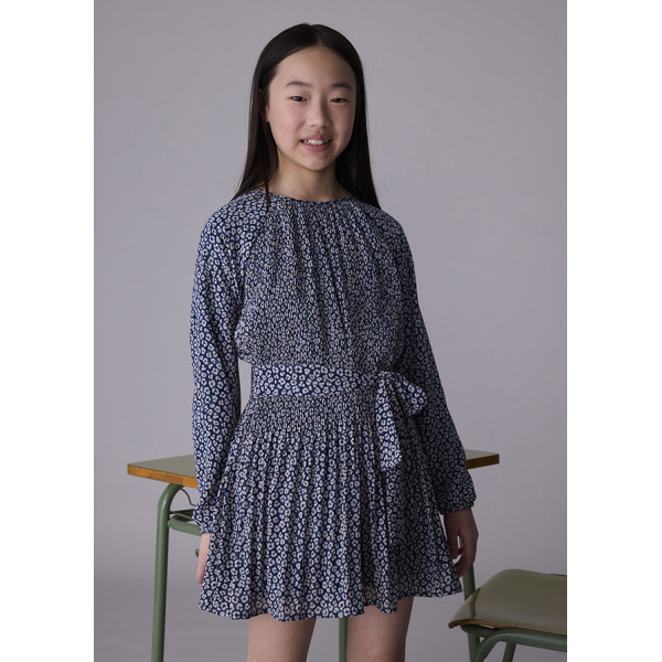 Φορεμα πλισε σταμπωτο