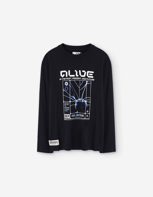 PK5 LS TSHIRT JERSEY BLACK 8-16