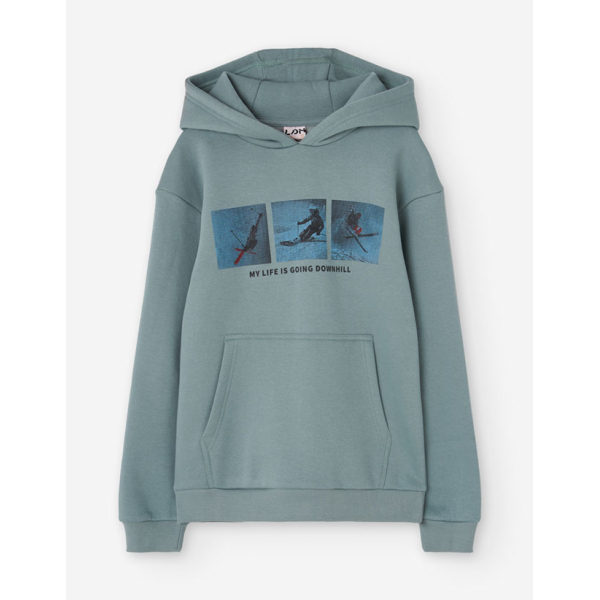 PK5 SWEATER FLEECE GREY 8-16