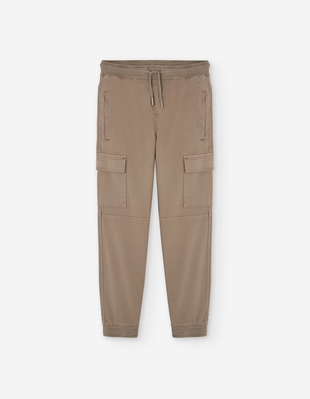 PK5 PANTS DOBBY BROWN 8-16
