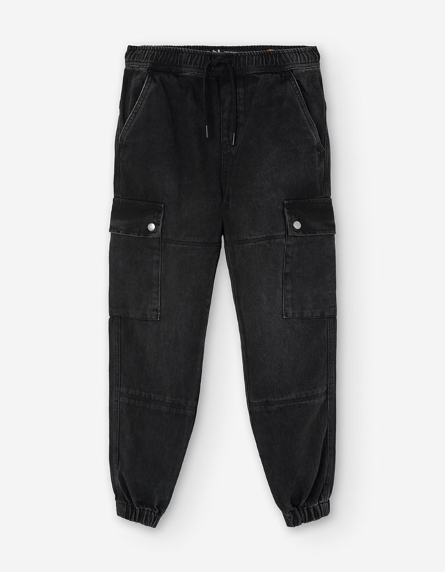 PK5 PANTS DENIM BLACK DENIM 8-16