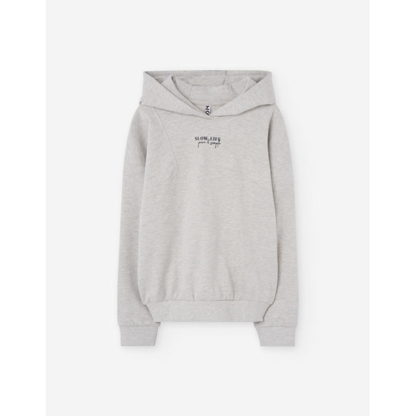 PK5 SWEATER FLEECE LIGHT GREY MELAN 8-16