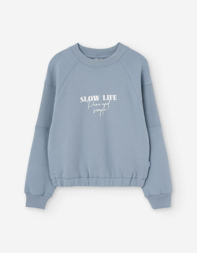 PK5 SWEATER INTERLOCK BLUE 8-16