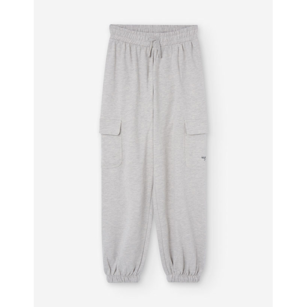 PK5 PANTS FLEECE LIGHT GREY MELANGE 8-16