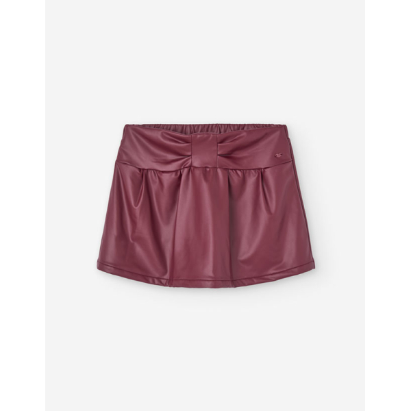 PK5 SKIRT SYNT. LEATHER BROWN 8-16