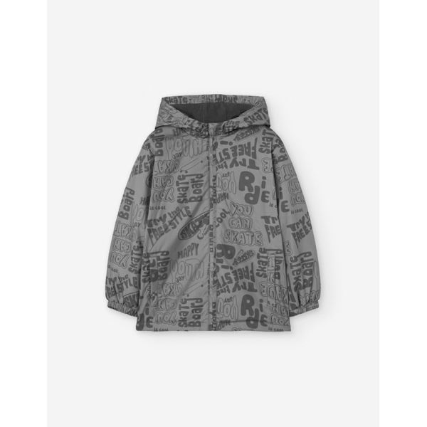 PK6 PARKA NYLON GREY 2-7Y