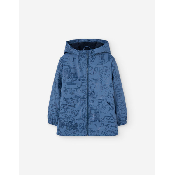 PK6 PARKA NYLON DARK BLUE 2-7Y