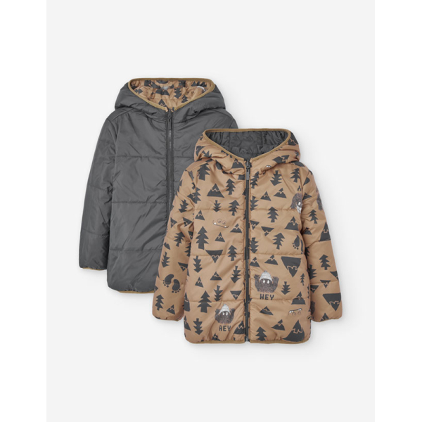 PK6 PUFFER NYLON LIGHT BROWN 2-7Y