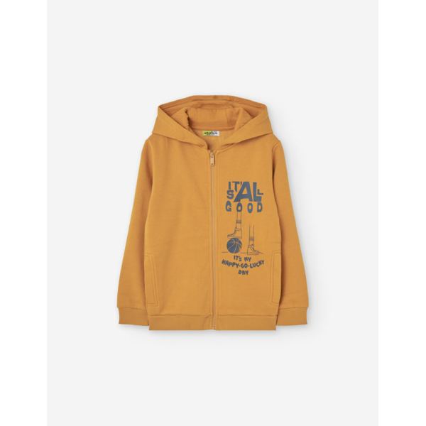 PK8 JACKET HOODIE FLEECE YELLOW 3-11/12Y