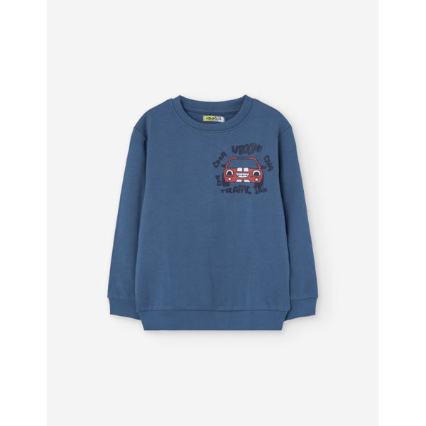 PK6 SWEATER FLEECE DARK BLUE 2-7Y