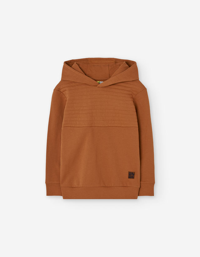 PK6 SWEATER FLEECE DARK ORANGE 2-7Y