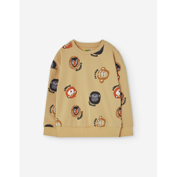 PK6 SWEATER FLEECE MUSTARD 2-7Y