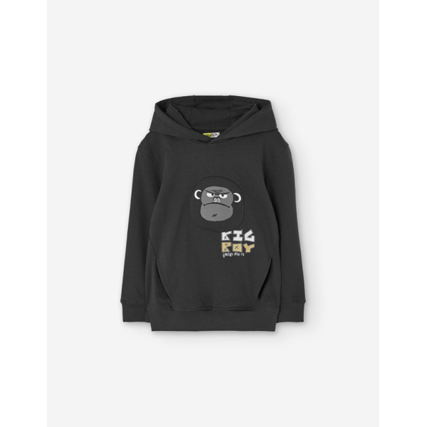 PK6 SWEATER FLEECE DARK GREY 2-7Y