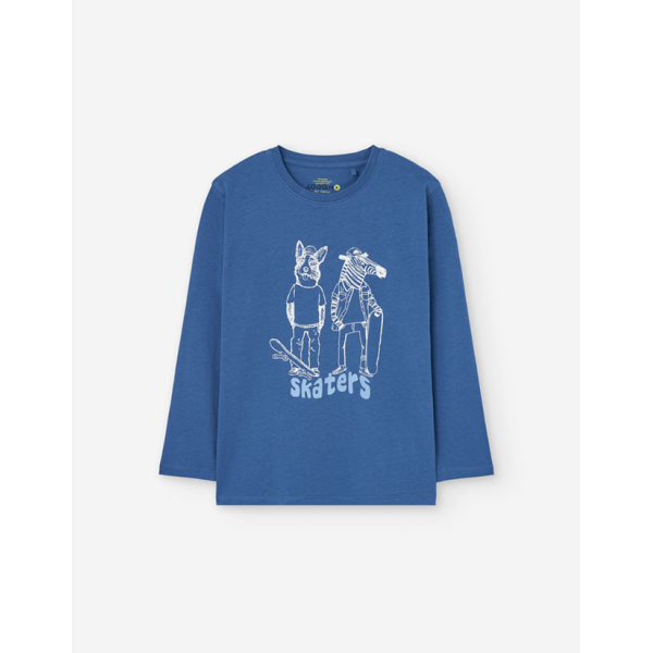 PK8 LS TSHIRT JERSEY GREY 3-11/12Y