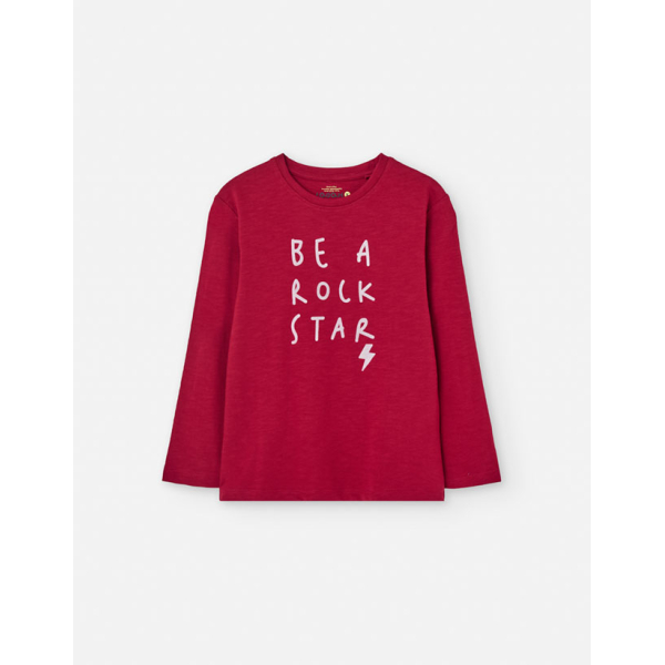 PK6 LS TSHIRT JERSEY RED 2-7Y