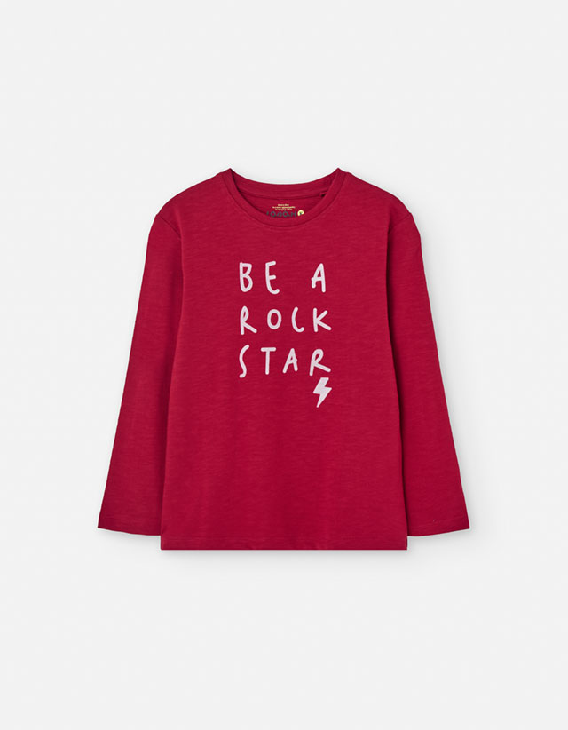 PK6 LS TSHIRT JERSEY RED 2-7Y