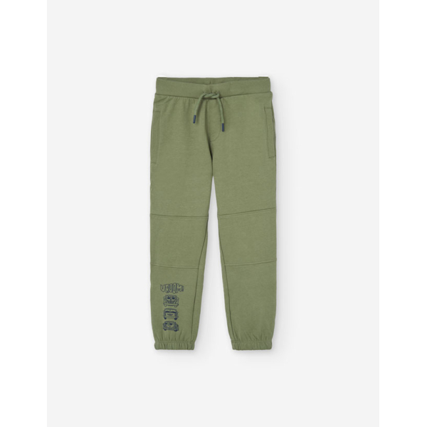 PK6 PANTS FLEECE DARK GREEN 2-7Y