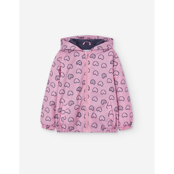 PK6 PARKA NYLON PINK 2-7Y