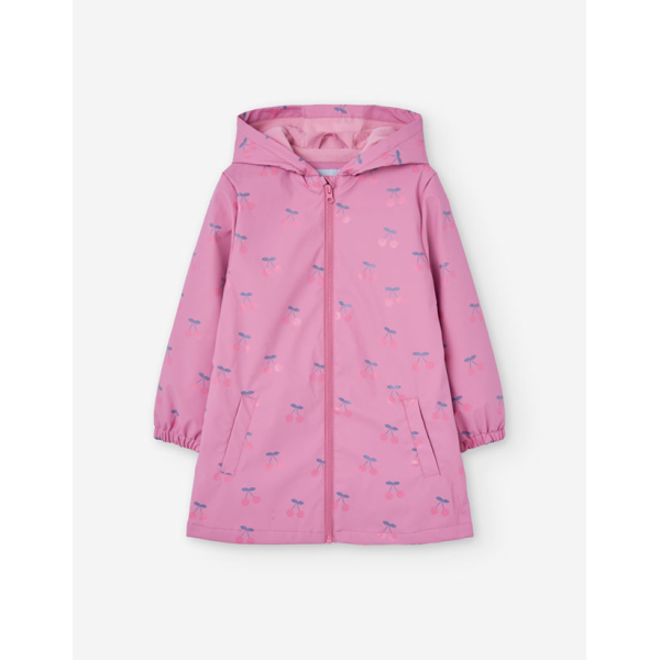 PK6 PARKA POLYURETHANE DARK PINK 2-7Y