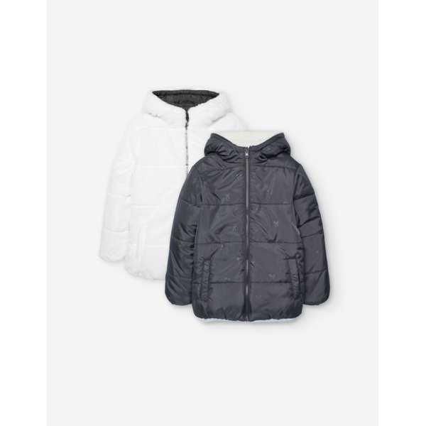 PK6 PUFFER NYLON GREY 2-7Y