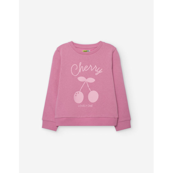 PK6 SWEATER FLEECE DARK PINK 2-7Y