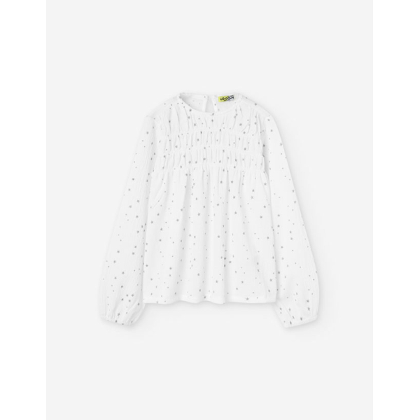 PK6 LS TSHIRT JERSEY ECRU 2-7Y