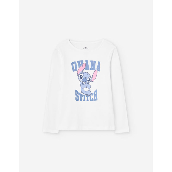 PK7 DIS LS TSHIRT JERSEY WHITE 2-8Y