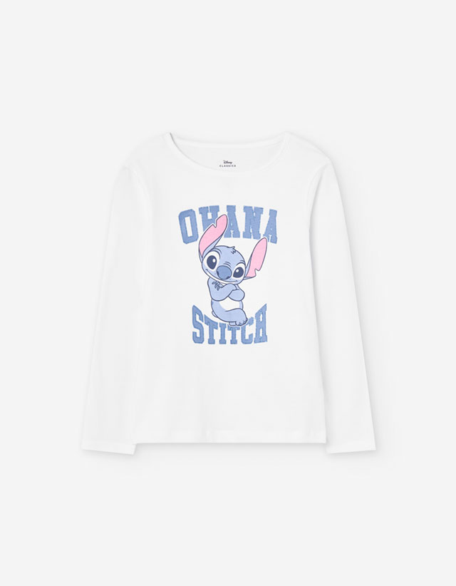 PK7 DIS LS TSHIRT JERSEY WHITE 2-8Y