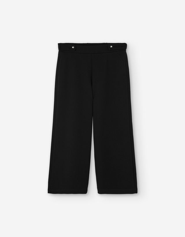 PK6 PANTS INTERLOCK BLACK 2-7Y