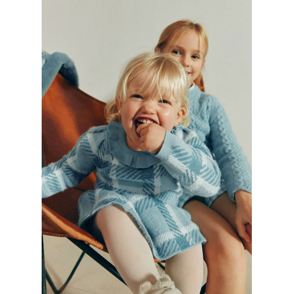 Σετ φουστα πλεκτη καρο