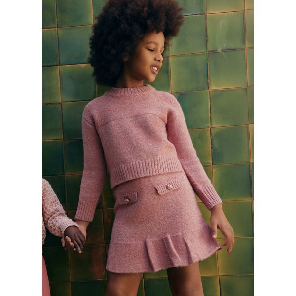 Σετ πλεκτη φουστα