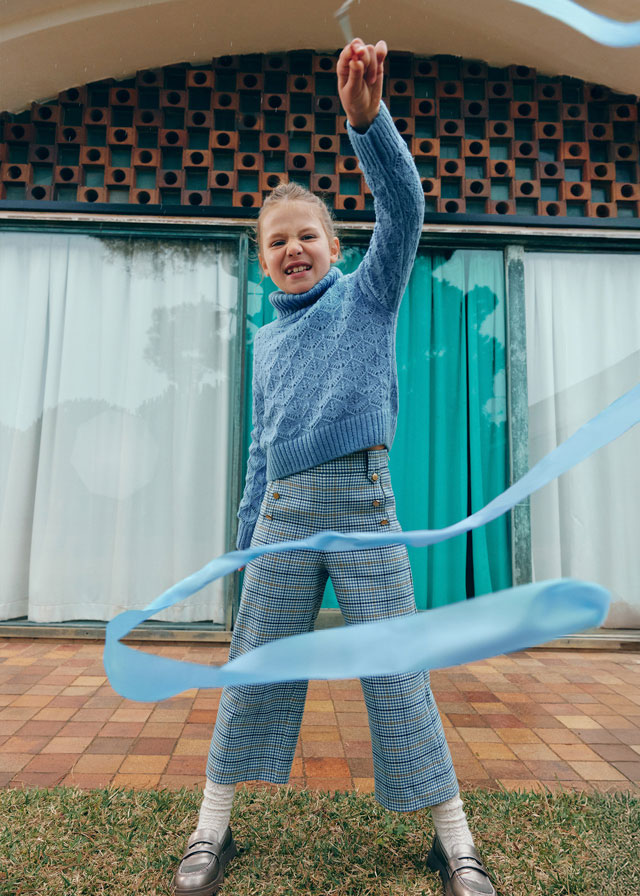 Παντελονι ζιπ κιλοτ καρο