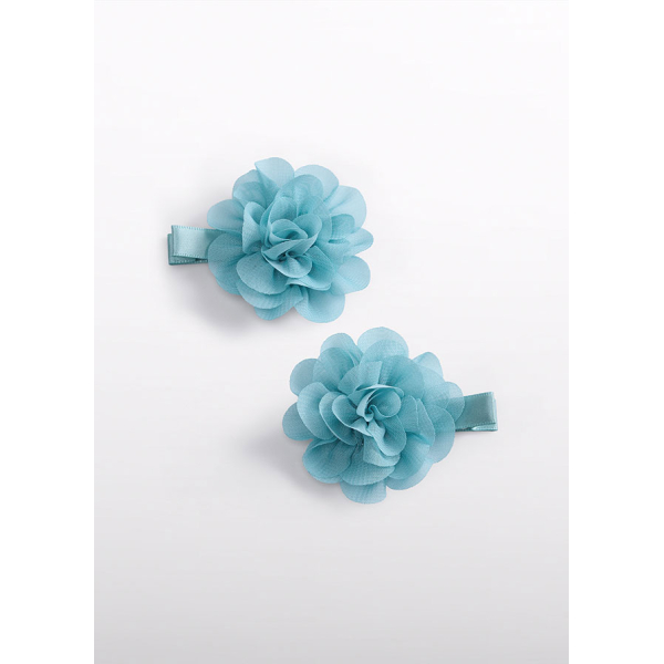 Σετ 2 τσιμπιδακια λουλουδ γαζ