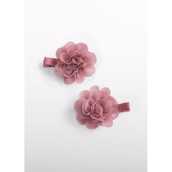 Σετ 2 τσιμπιδακια λουλουδ γαζ