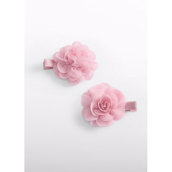 Σετ 2 τσιμπιδακια λουλουδ γαζ