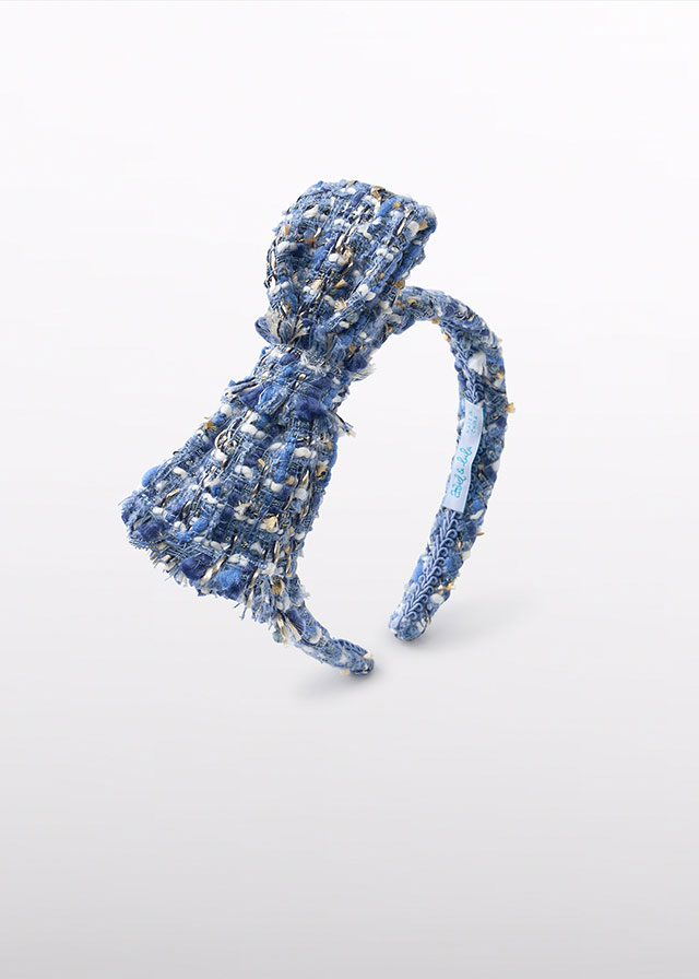 Στεκα tweed φιογκος