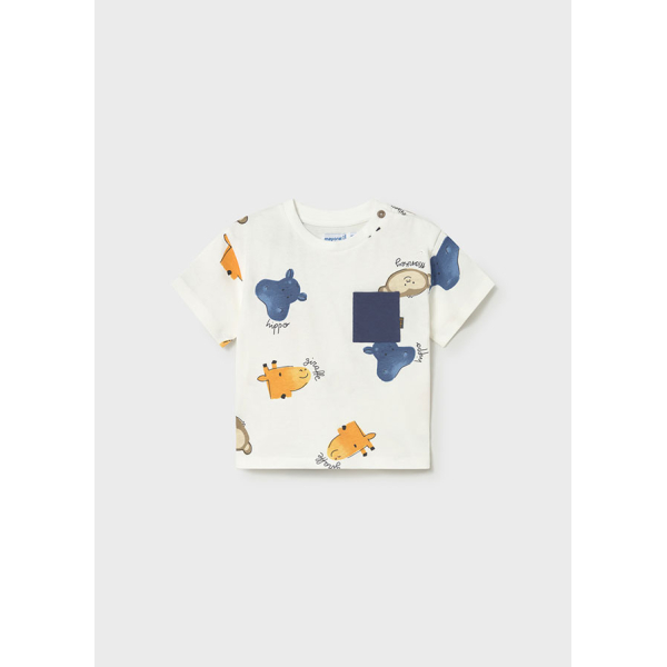 Μπλουζα κοντομανικη σταμπωτη