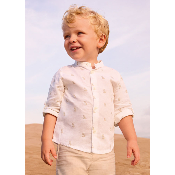 Πουκαμισο μακρυμ λινο γιακ μα