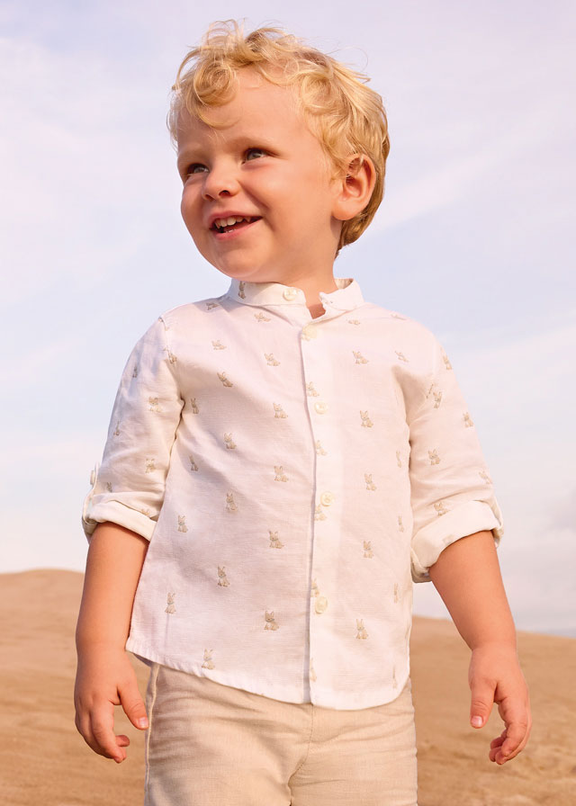 Πουκαμισο μακρυμ λινο γιακ μα