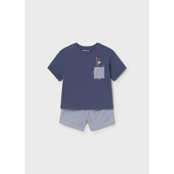 Σετ βερμουδα seersucker