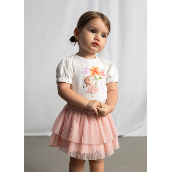 Φουστα τουλι πλισε