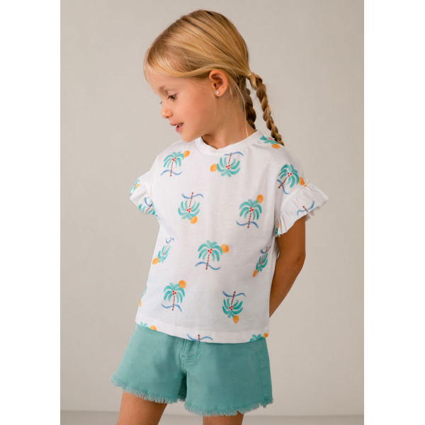 Μπλουζα κοντομανικη σταμπωτη