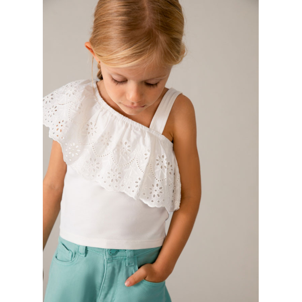 Μπλουζα τιραντες διατρητη