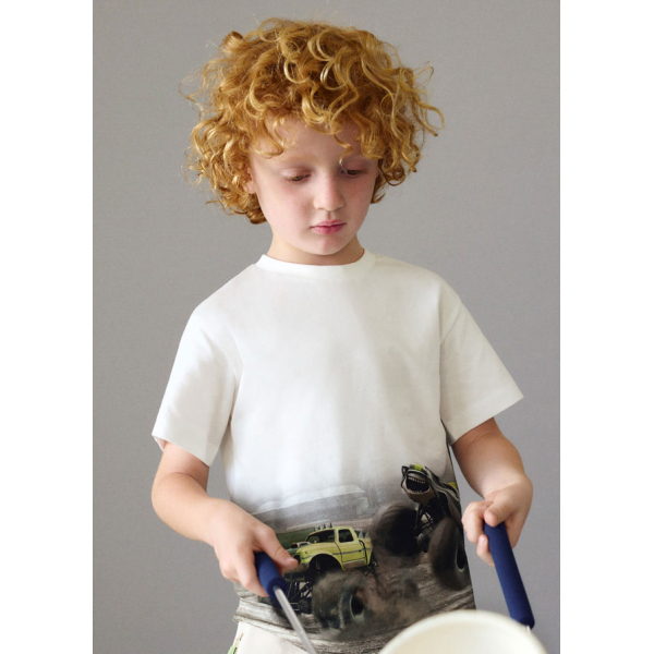 Μπλουζα κοντ/κη σταμπα