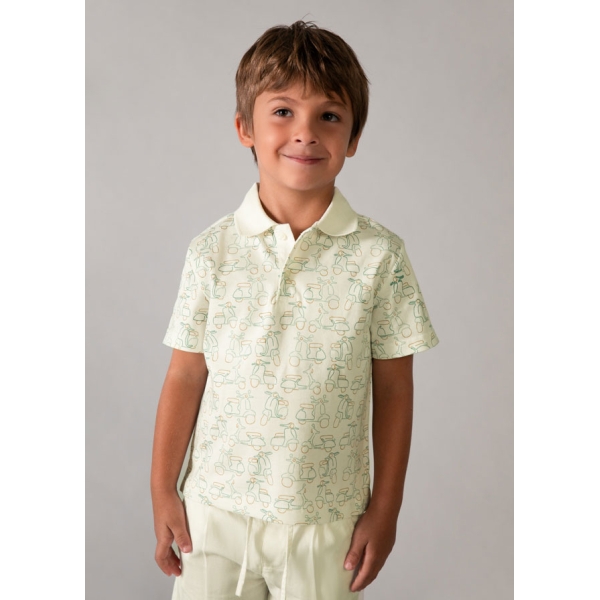 Πολο κοντομανικο σταμπωτο